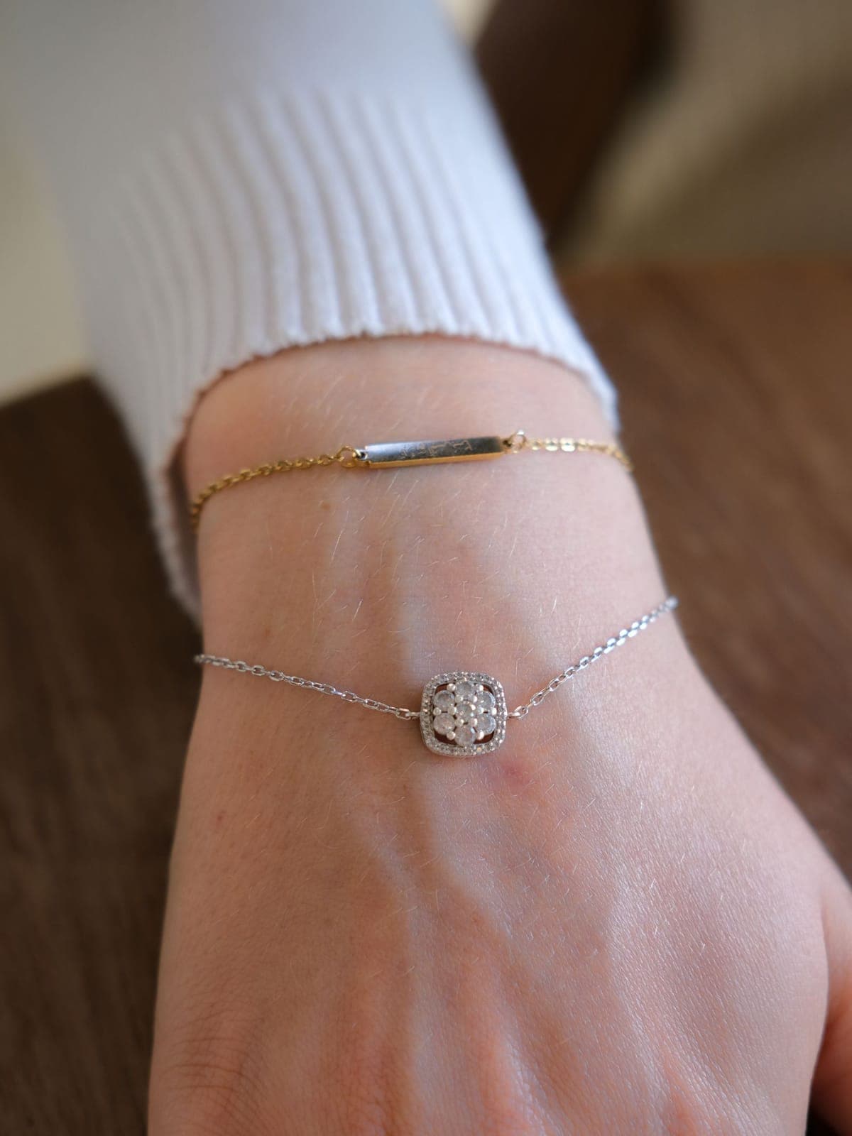 Bracelet fin en argent