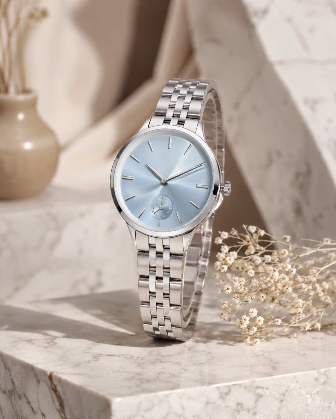 Montre céramique blanche